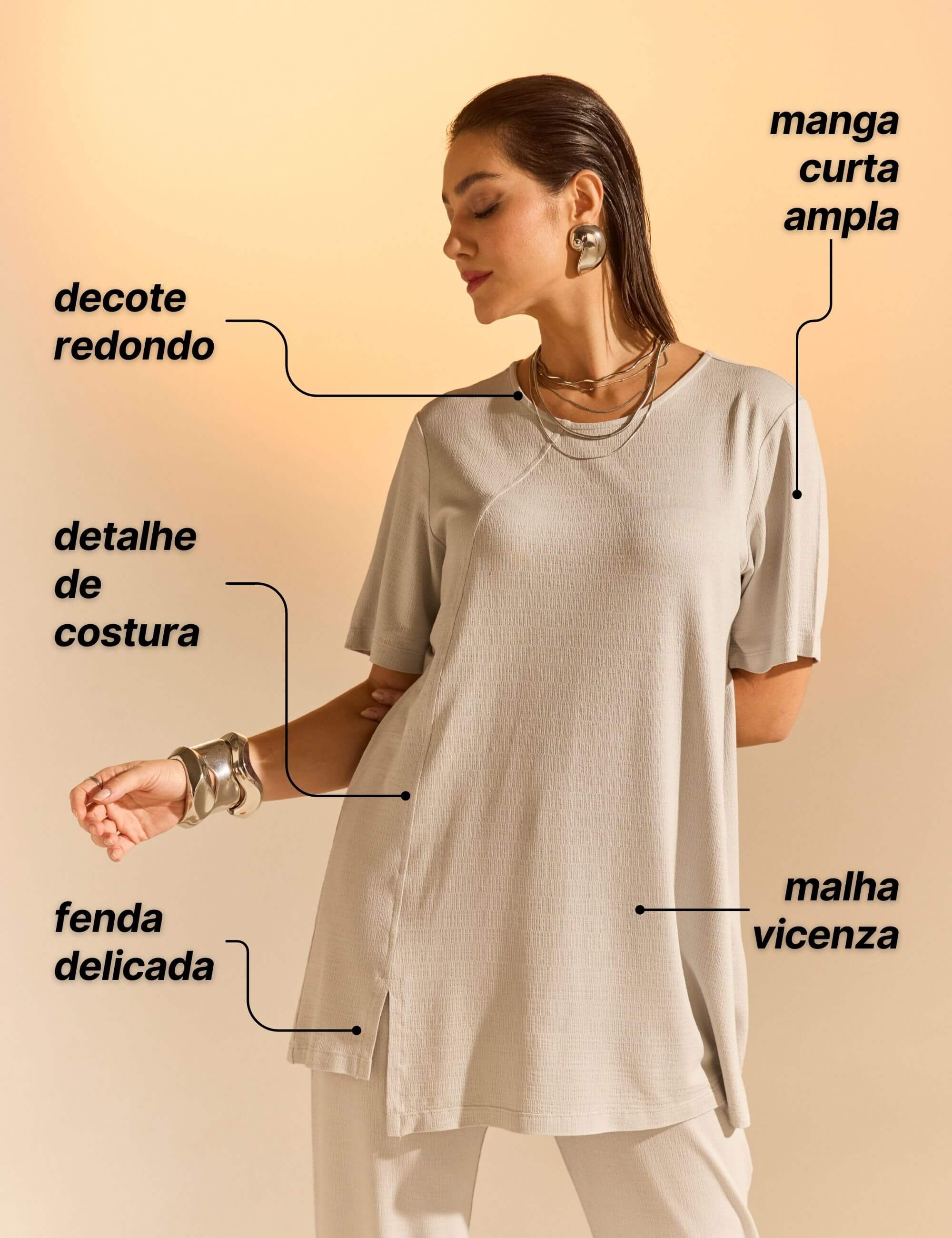 Conjunto Vicenza Arlet Gelo