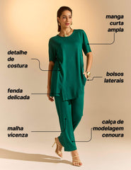Conjunto Vicenza Arlet Verde Castanheira