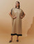 Vestido Vicenza Abby Bege/ Preto