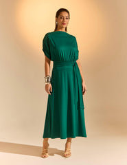 Vestido Vicenza Areli Verde Castanheira