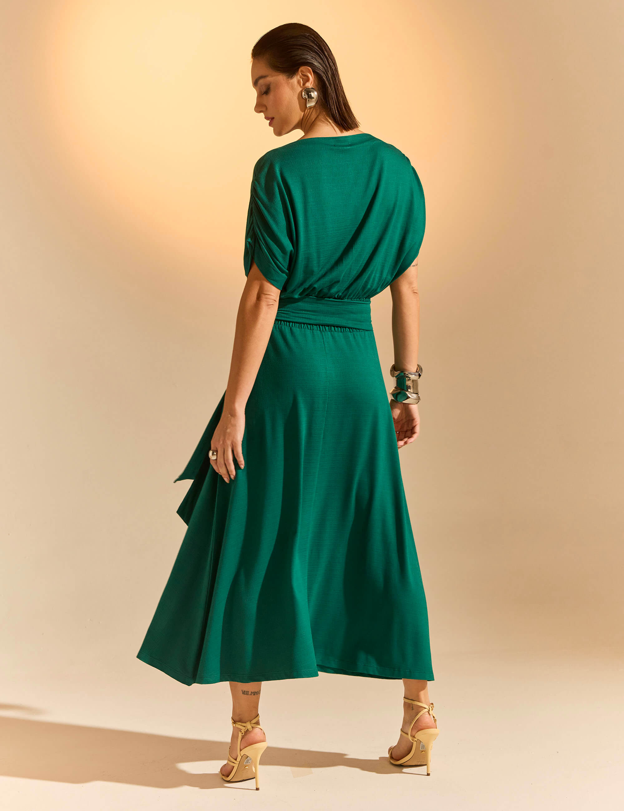 Vestido Vicenza Areli Verde Castanheira