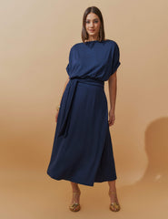 Vestido Vicenza Areli Azul Marinho