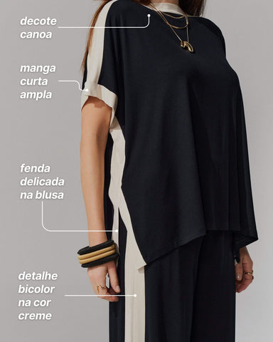 Conjunto Almira Preto