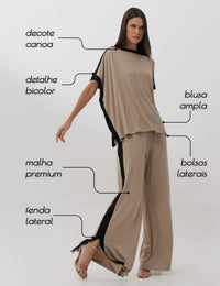 Conjunto Almira Taupe