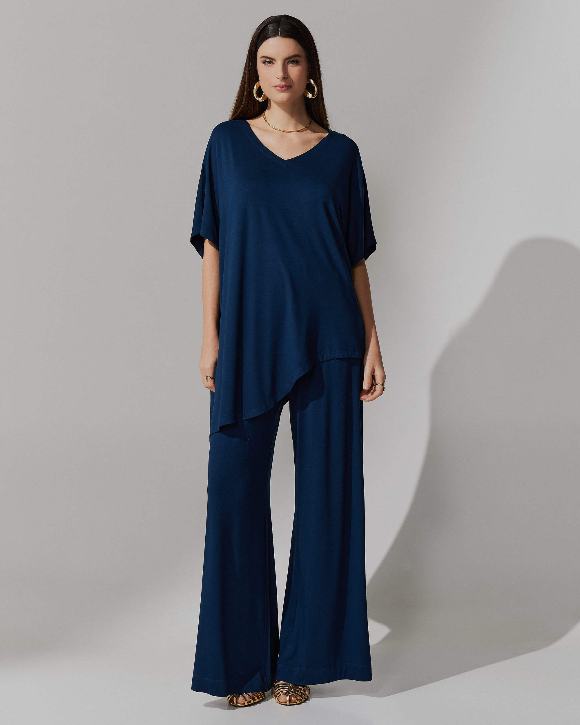 Conjunto Anara Azul Marinho