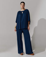 Conjunto Aris Azul Marinho