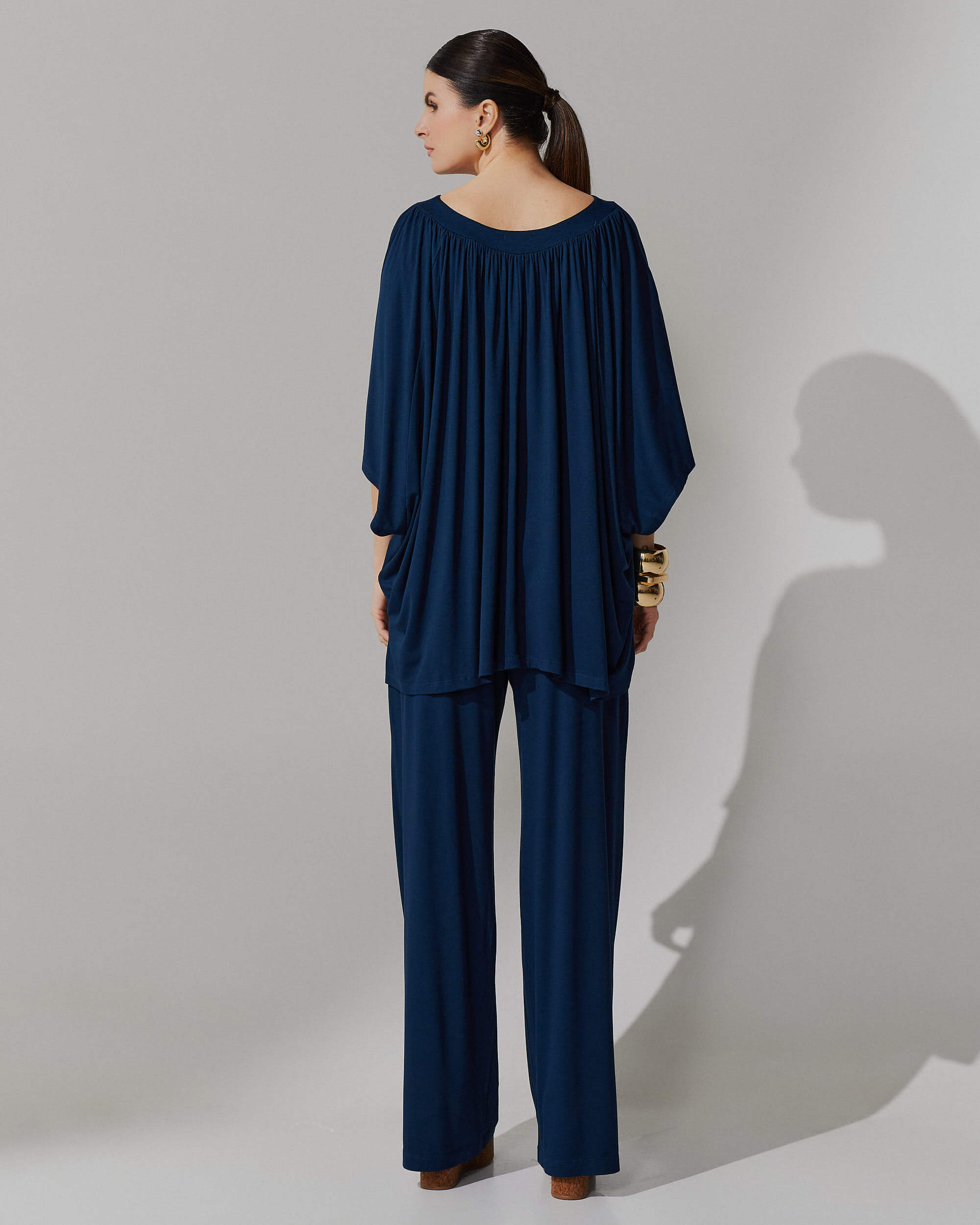 Conjunto Aris Azul Marinho