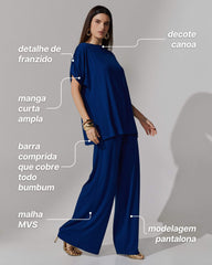 Conjunto Atessa Azul Profundo