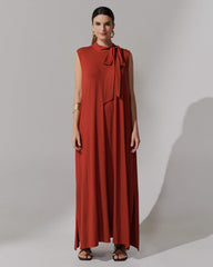 Vestido Aurea Marrom Galápagos