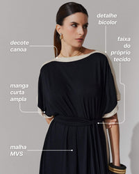 Vestido Amora Preto