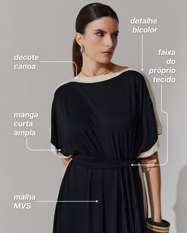 Vestido Amora Preto
