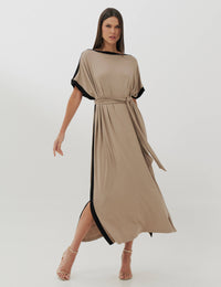 Vestido Amora Taupe