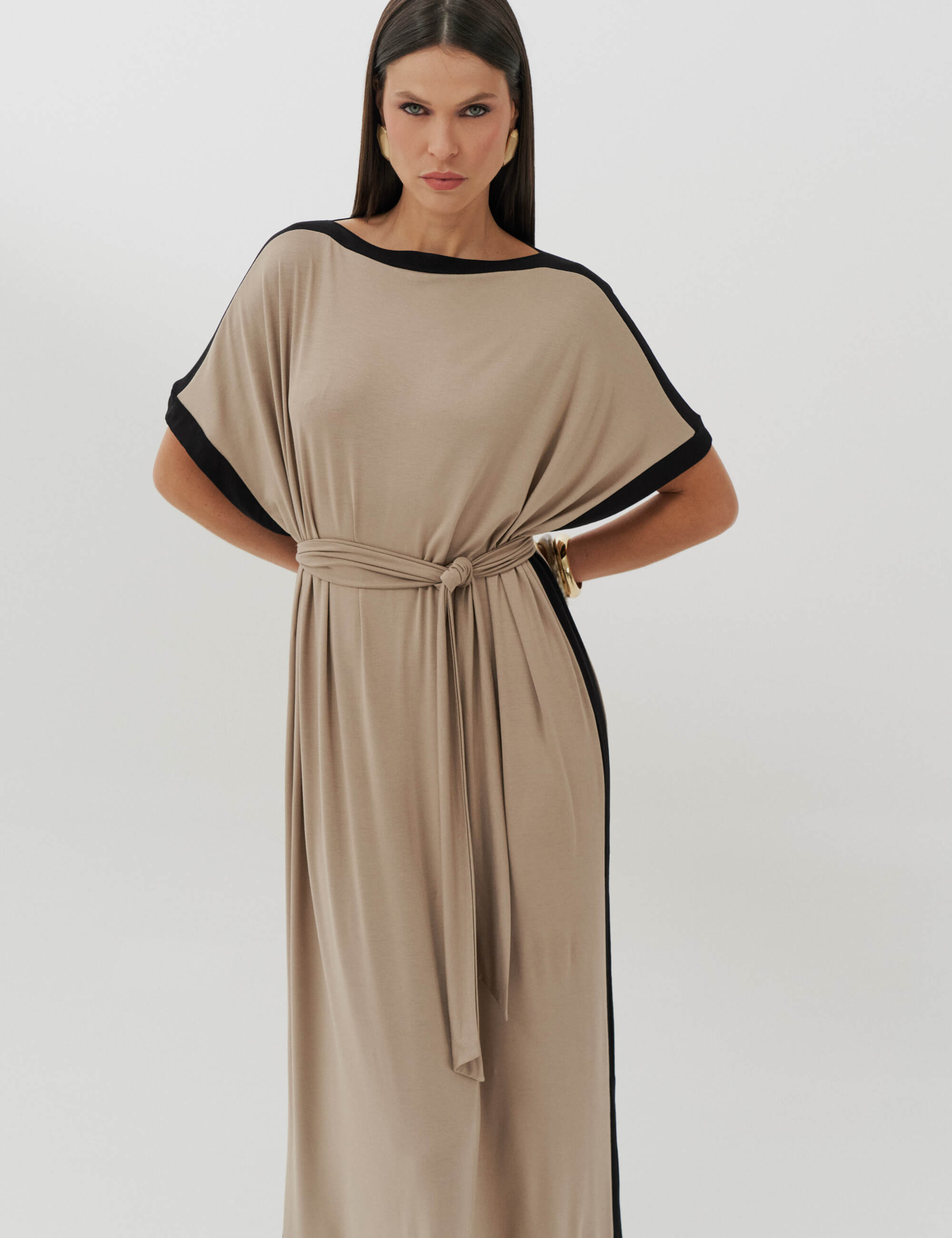 Vestido Amora Taupe