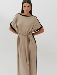 Vestido Amora Taupe