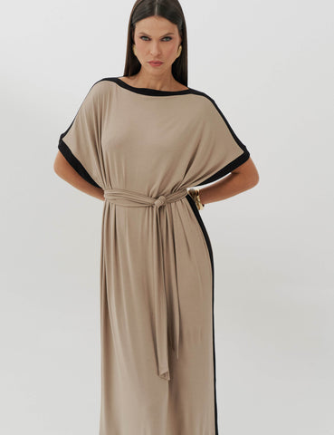 Vestido Amora Taupe