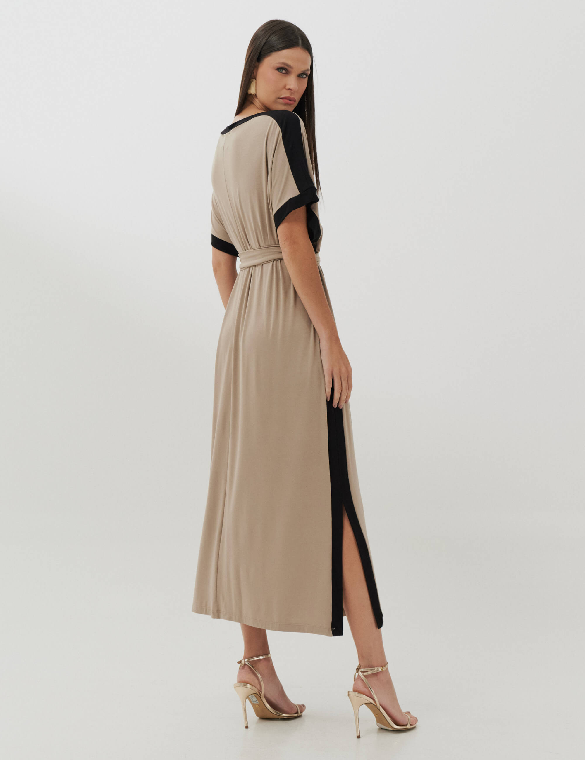 Vestido Amora Taupe