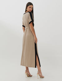 Vestido Amora Taupe