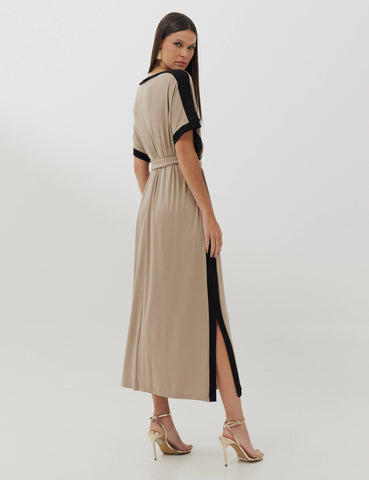 Vestido Amora Taupe
