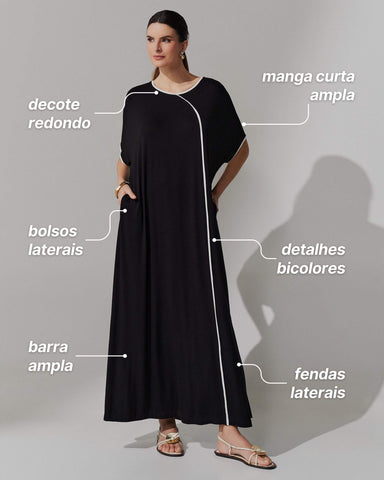 Vestido Adela Preto