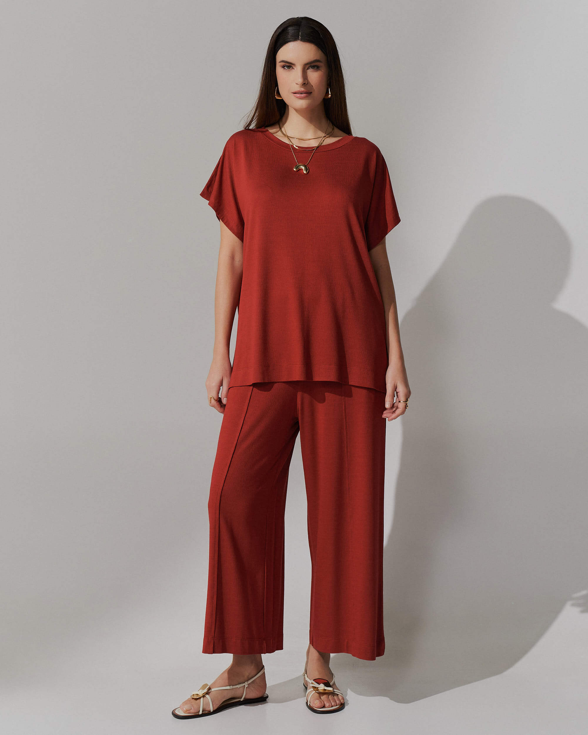 Conjunto Vicenza Avani Marrom Galápagos