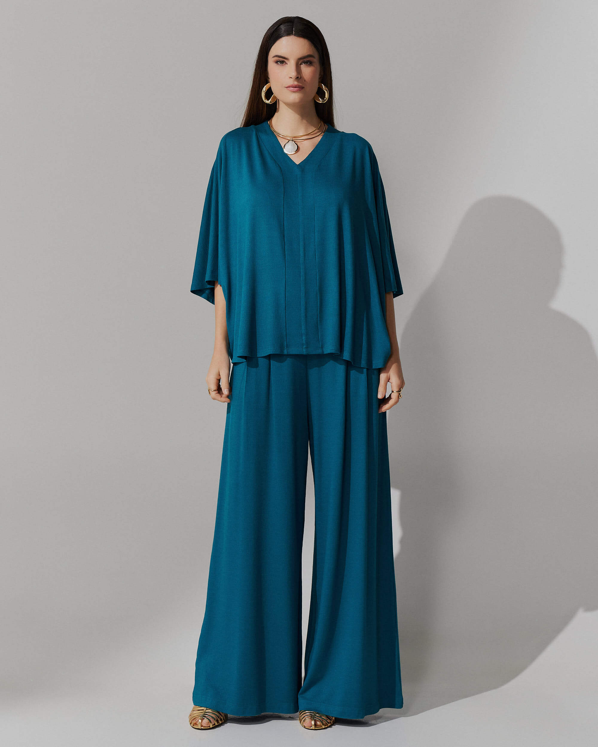Conjunto Vicenza Azalea Azul Gótico