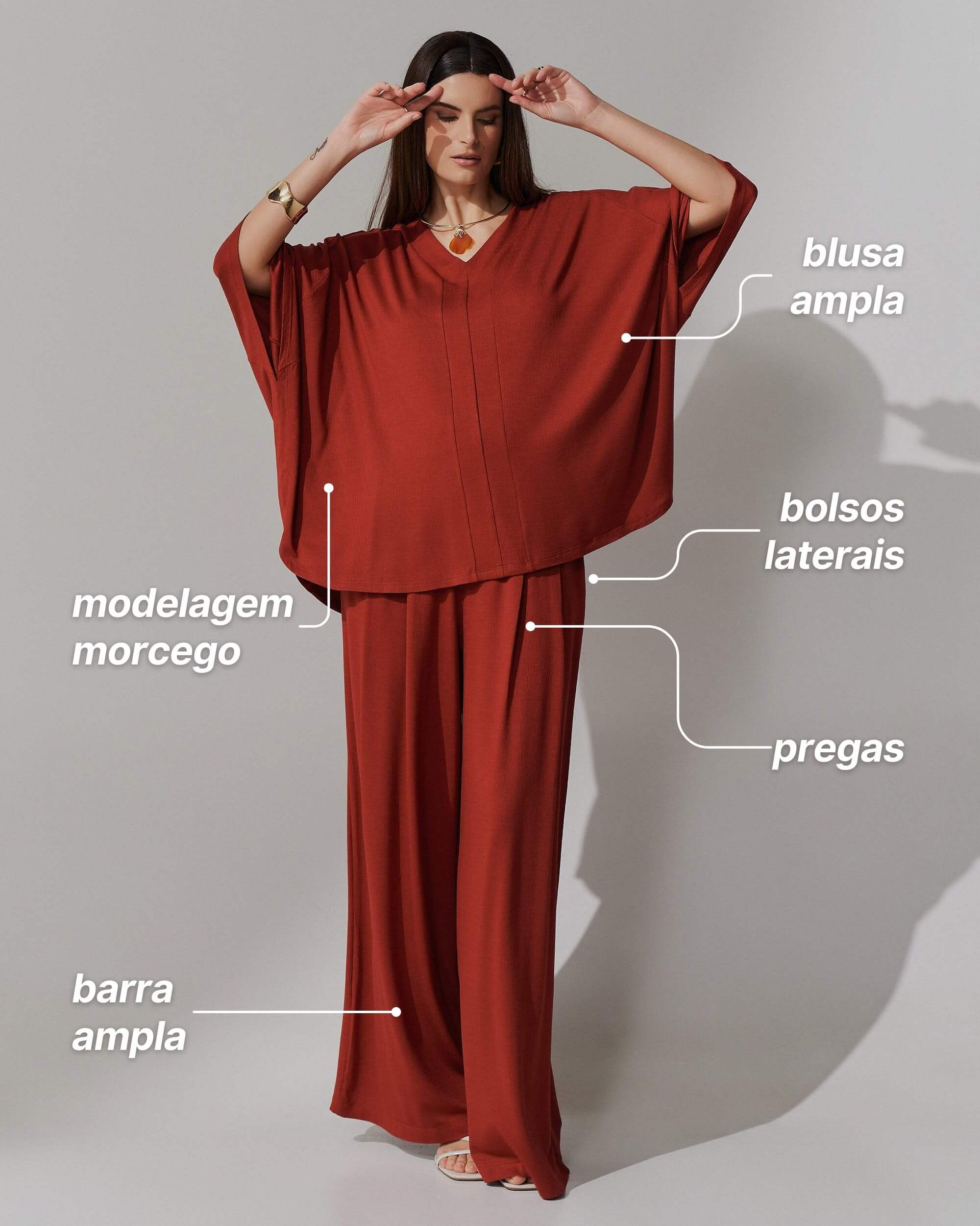 Conjunto Vicenza Azalea Marrom Galápagos