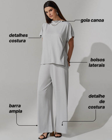 Conjunto Vicenza Audine Gelo