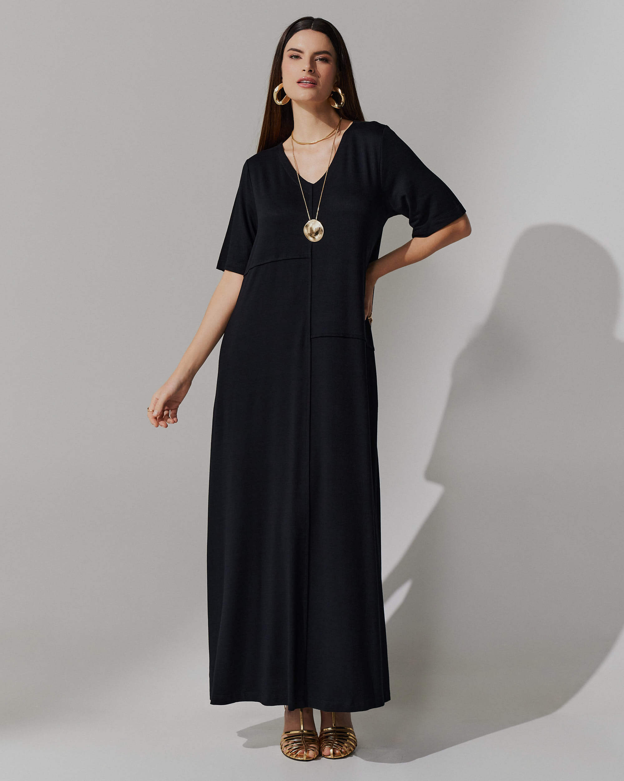 Vestido Vicenza Alinda Preto