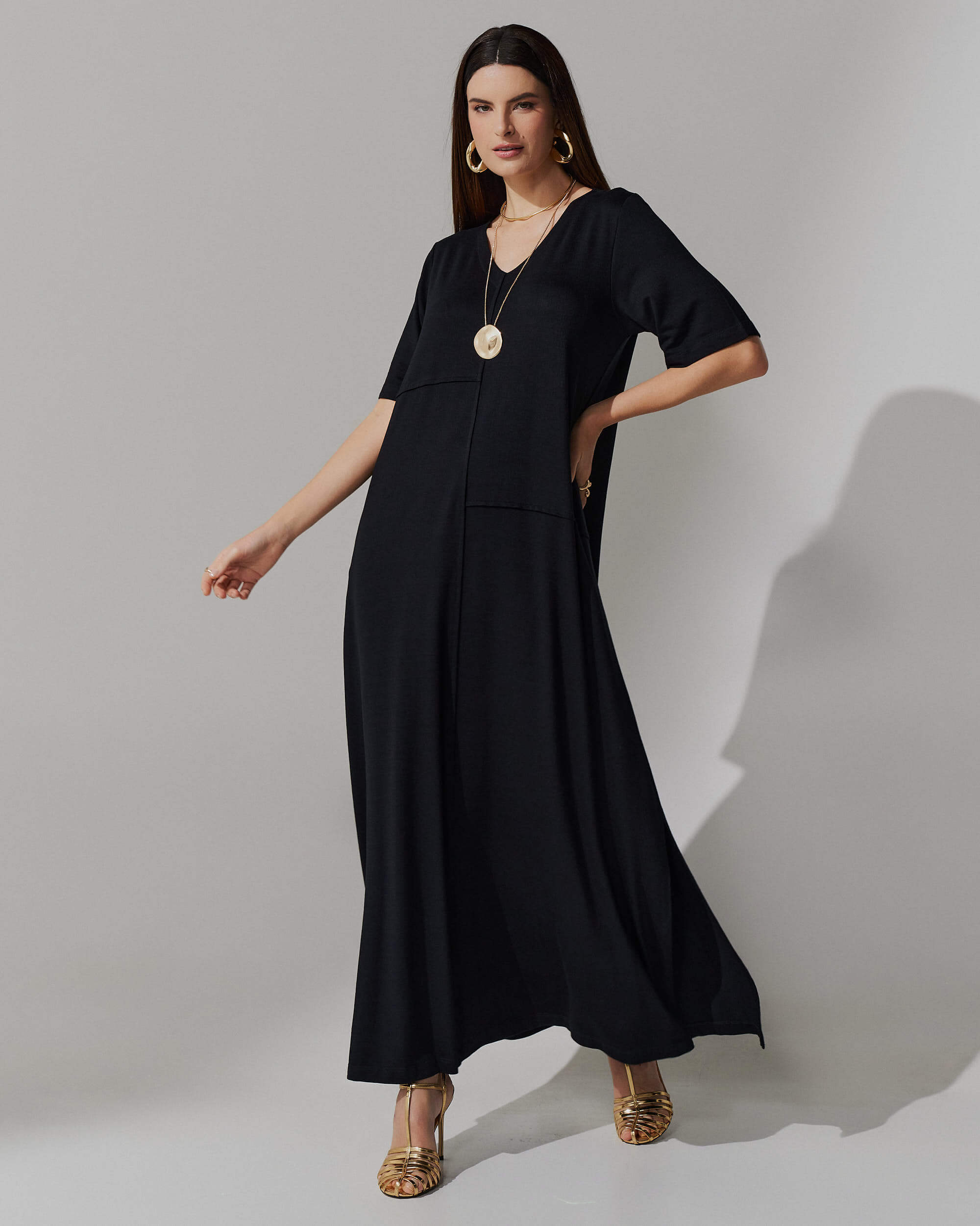 Vestido Vicenza Alinda Preto
