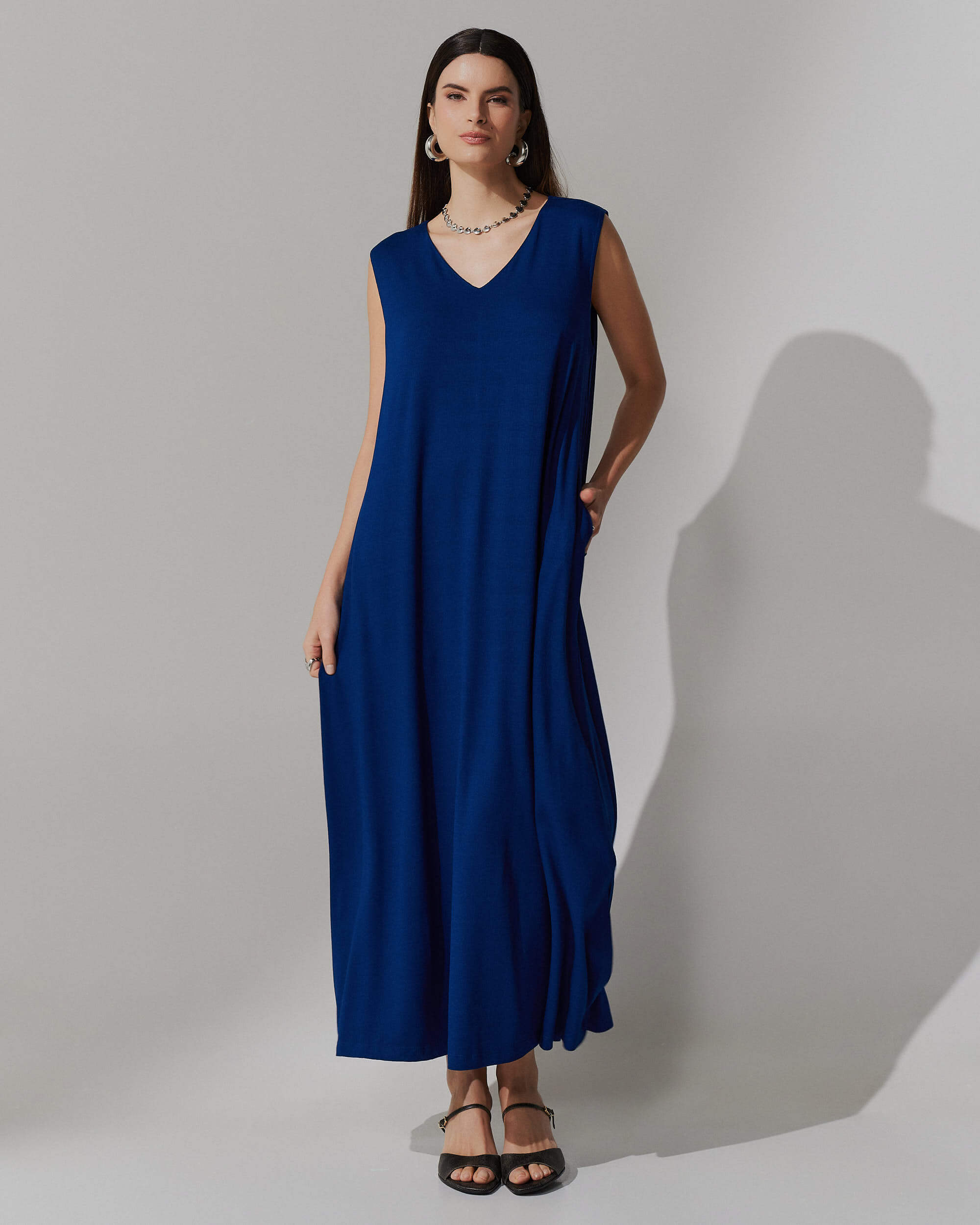 Vestido Vicenza Astela Azul Profundo