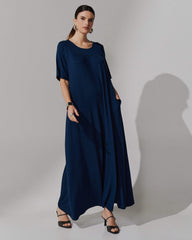 Vestido Vicenza Ashira Azul Marinho