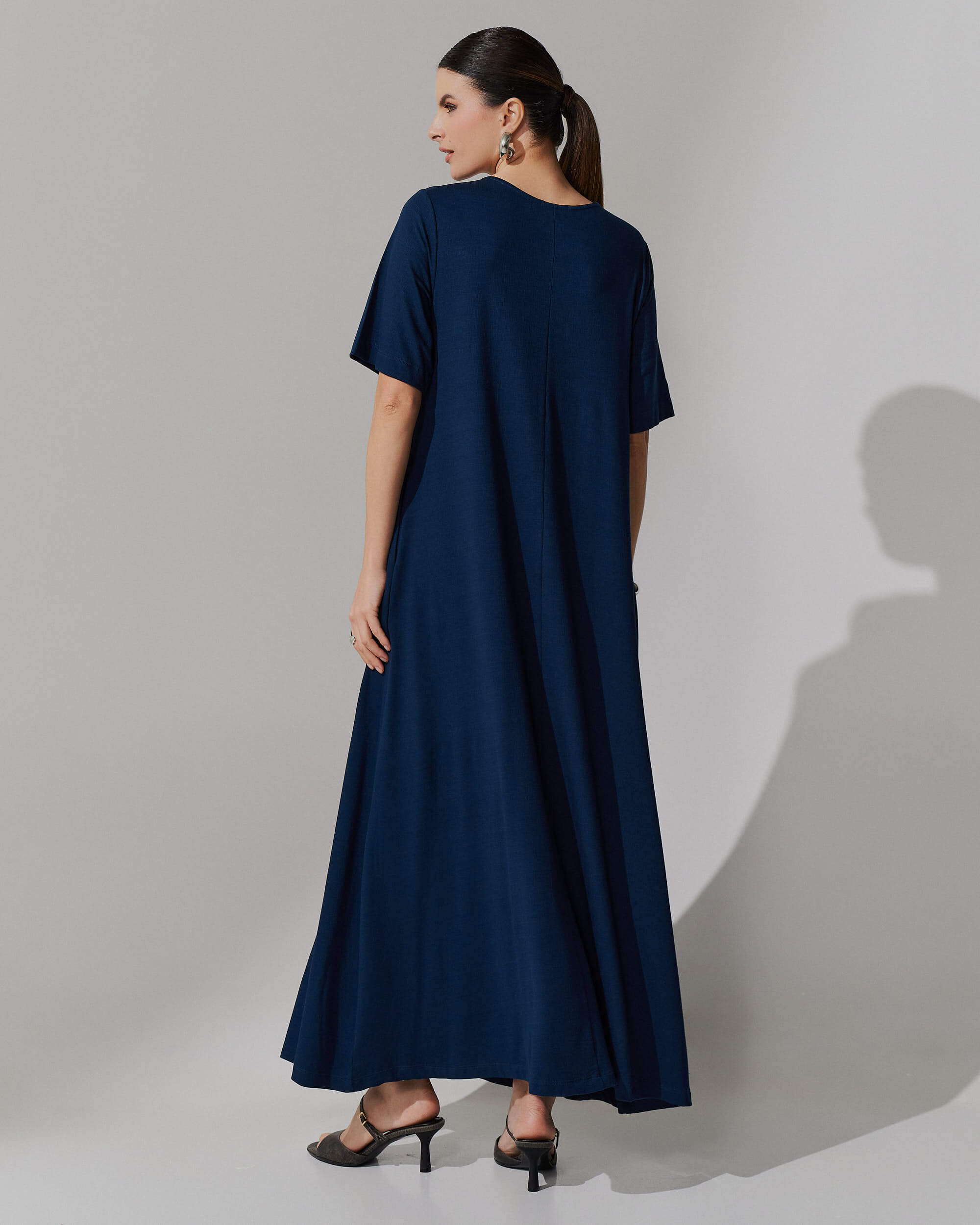 Vestido Vicenza Ashira Azul Marinho