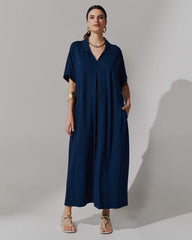 Vestido Vicenza Anne Azul Marinho
