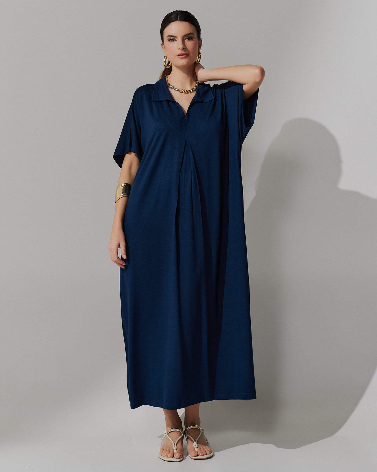 Vestido Vicenza Anne Azul Marinho