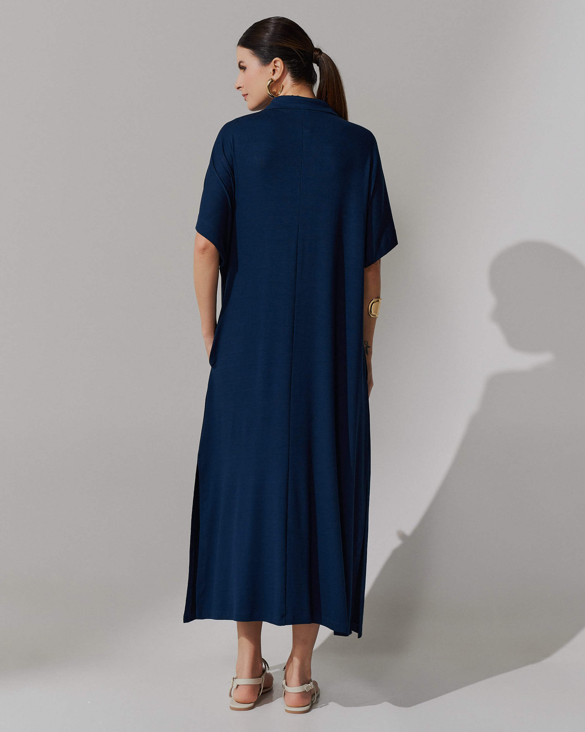 Vestido Vicenza Anne Azul Marinho