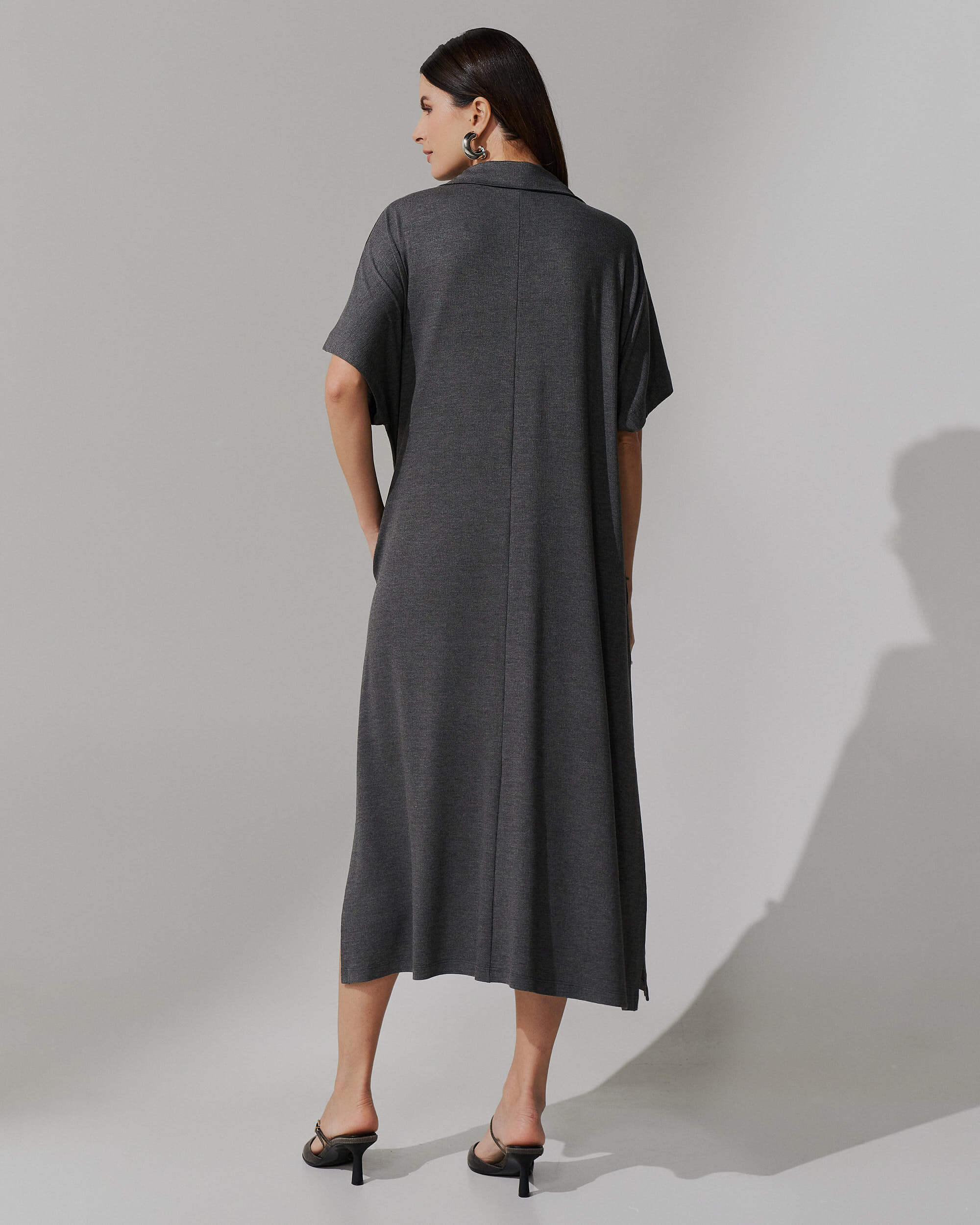 Vestido Vicenza Anne Mescla Escuro