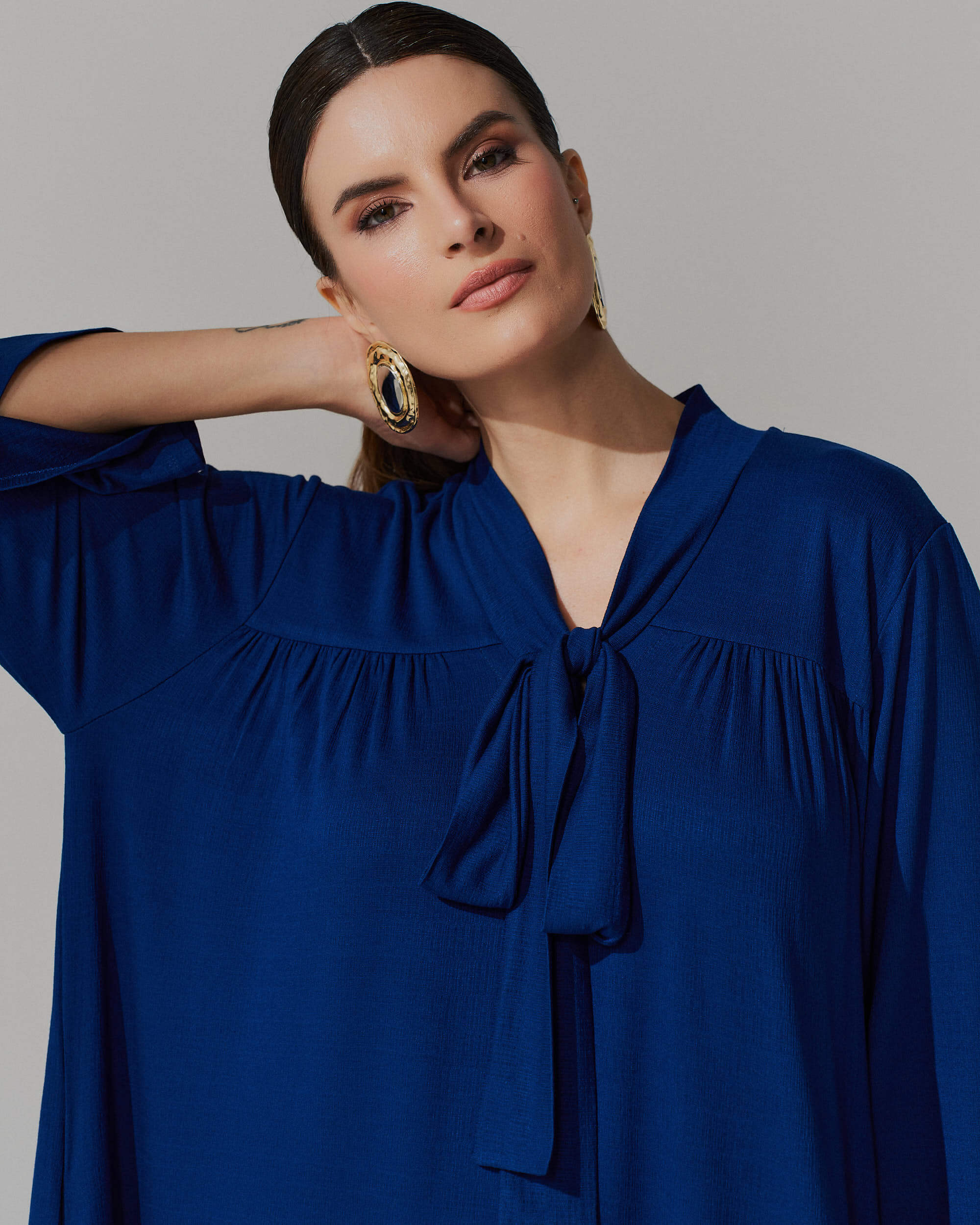 Vestido Vicenza Anastácia Azul Profundo