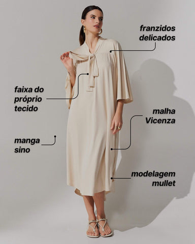 Vestido Vicenza Anastácia Merengue