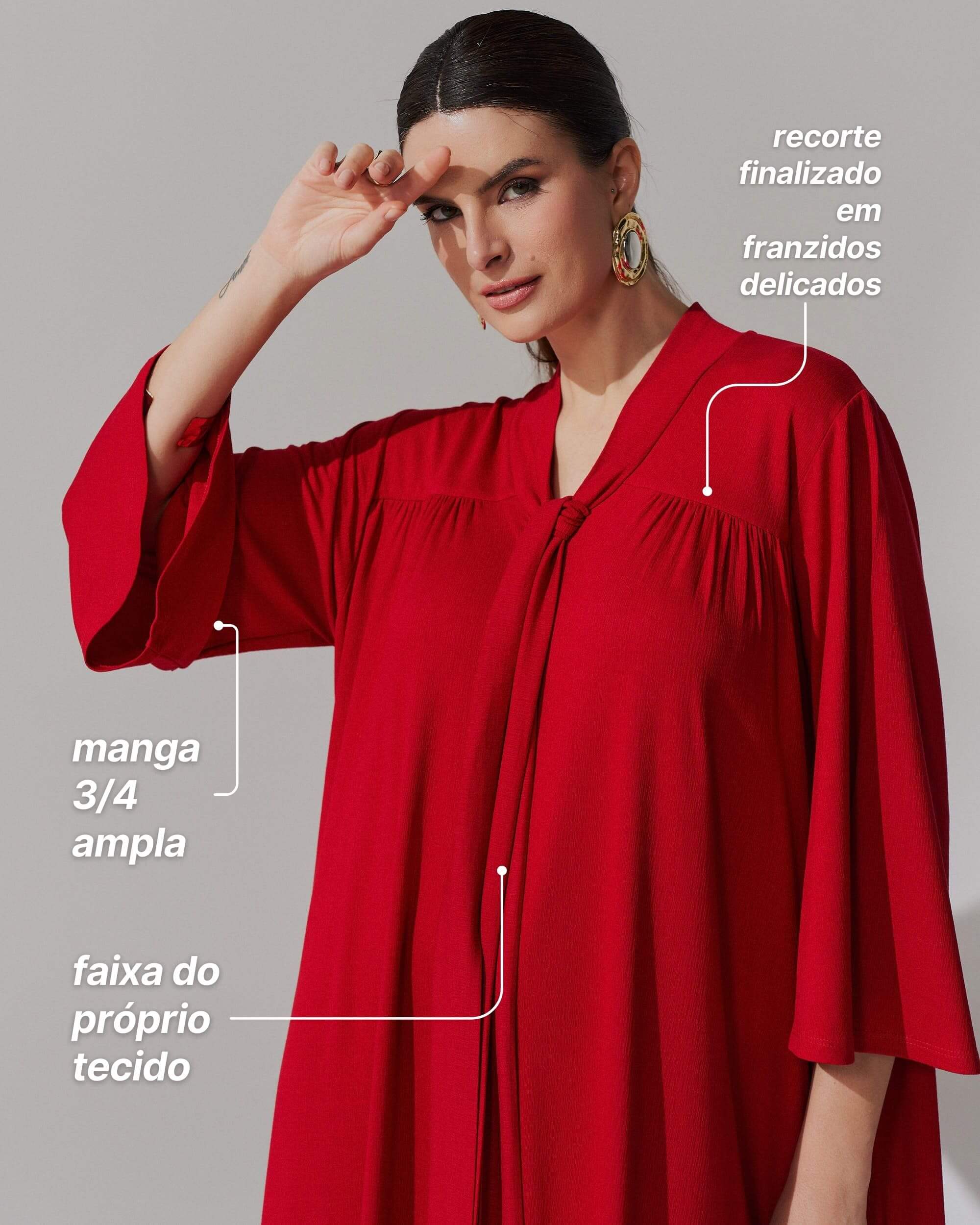 Vestido Vicenza Anastácia Vermelho