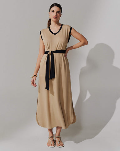 Vestido Vicenza Aera Bege MPB