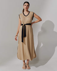 Vestido Vicenza Aera Bege MPB