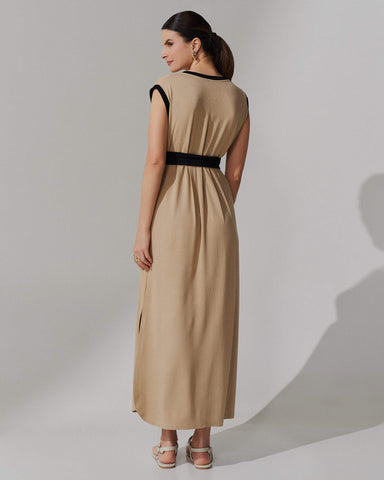 Vestido Vicenza Aera Bege MPB