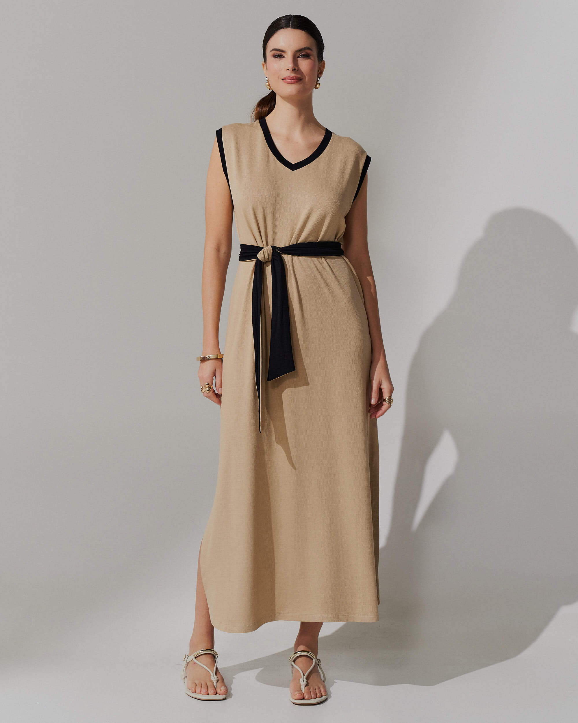 Vestido Vicenza Aera Bege MPB