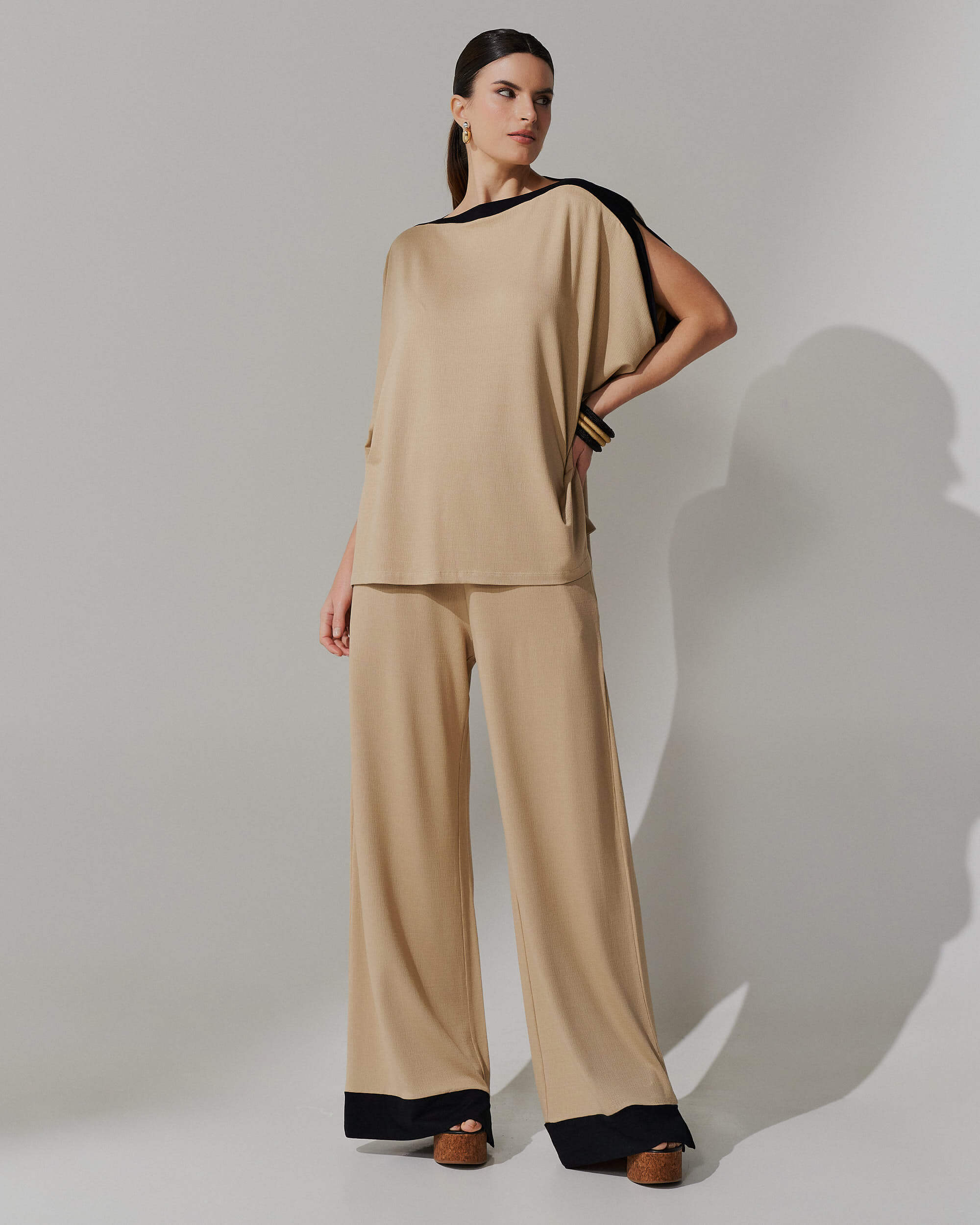 Conjunto Vicenza Afine Bege MPB