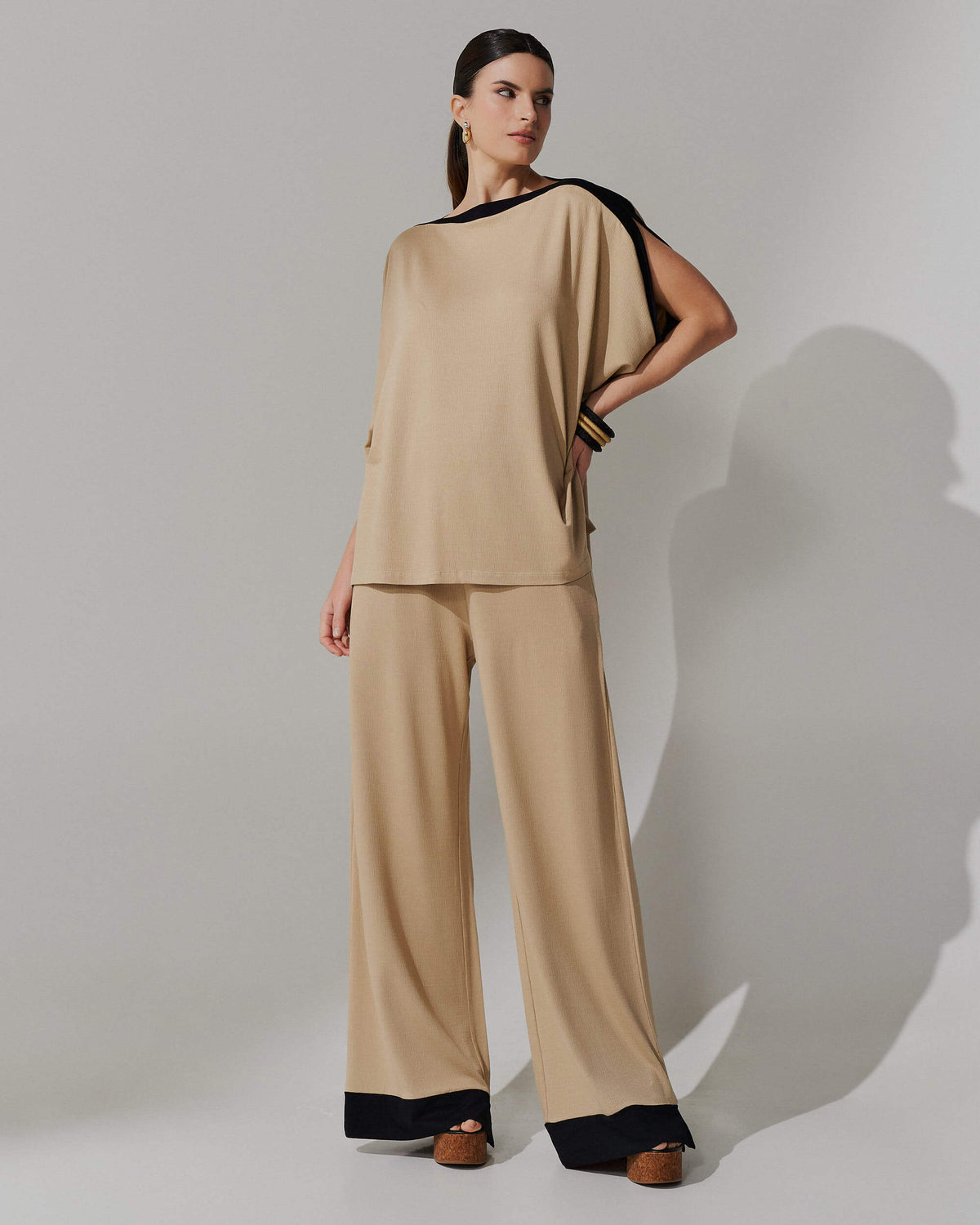 Conjunto Vicenza Afine Bege MPB
