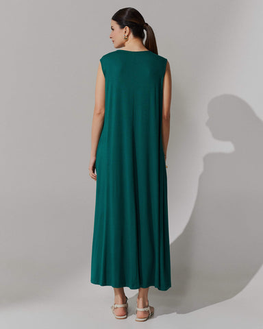 Vestido Agnela Verde Castanheira