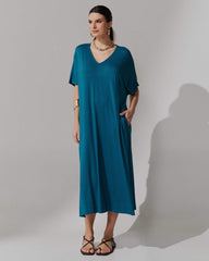 Vestido Apolina Azul Gótico
