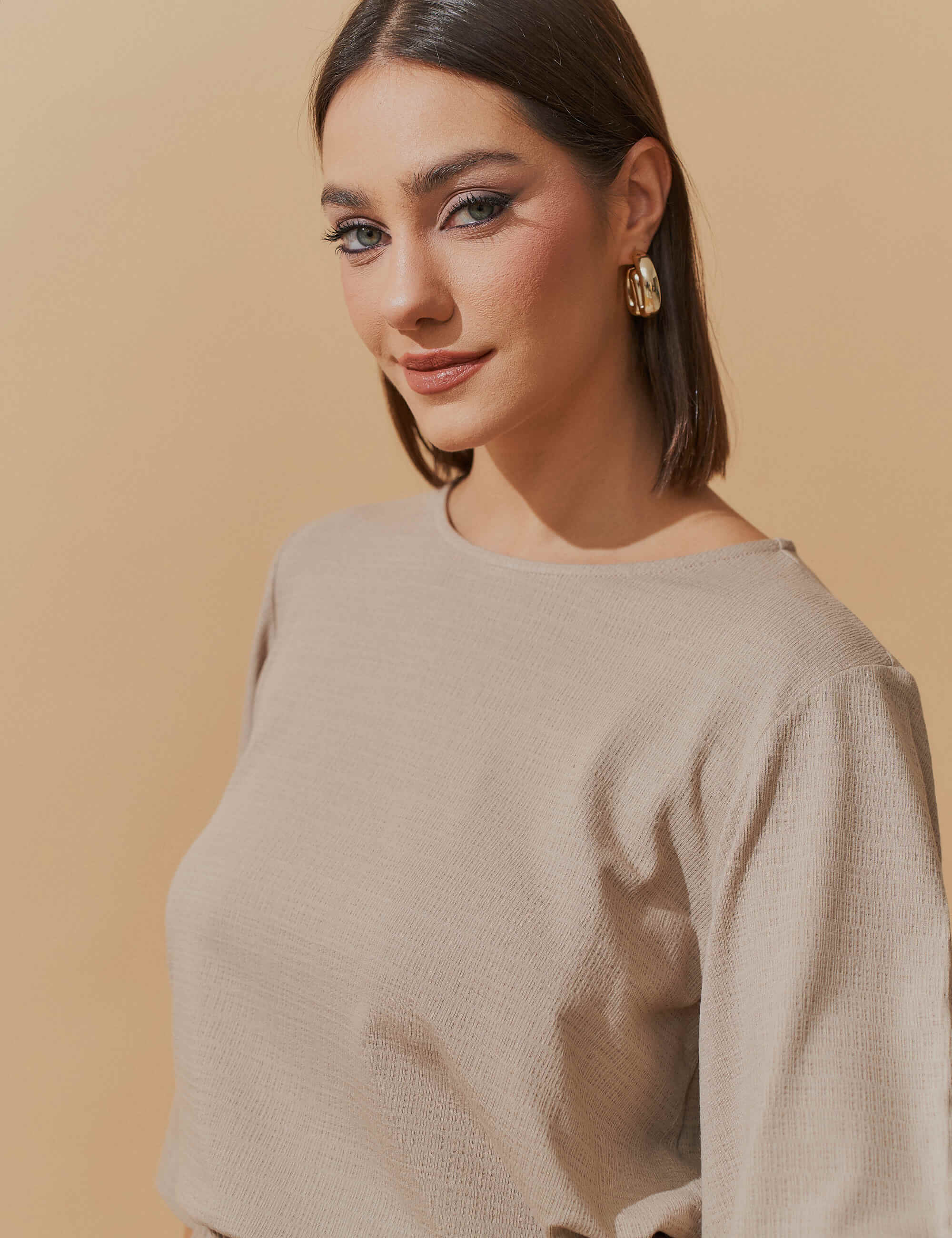 Conjunto Lino Betania Taupe