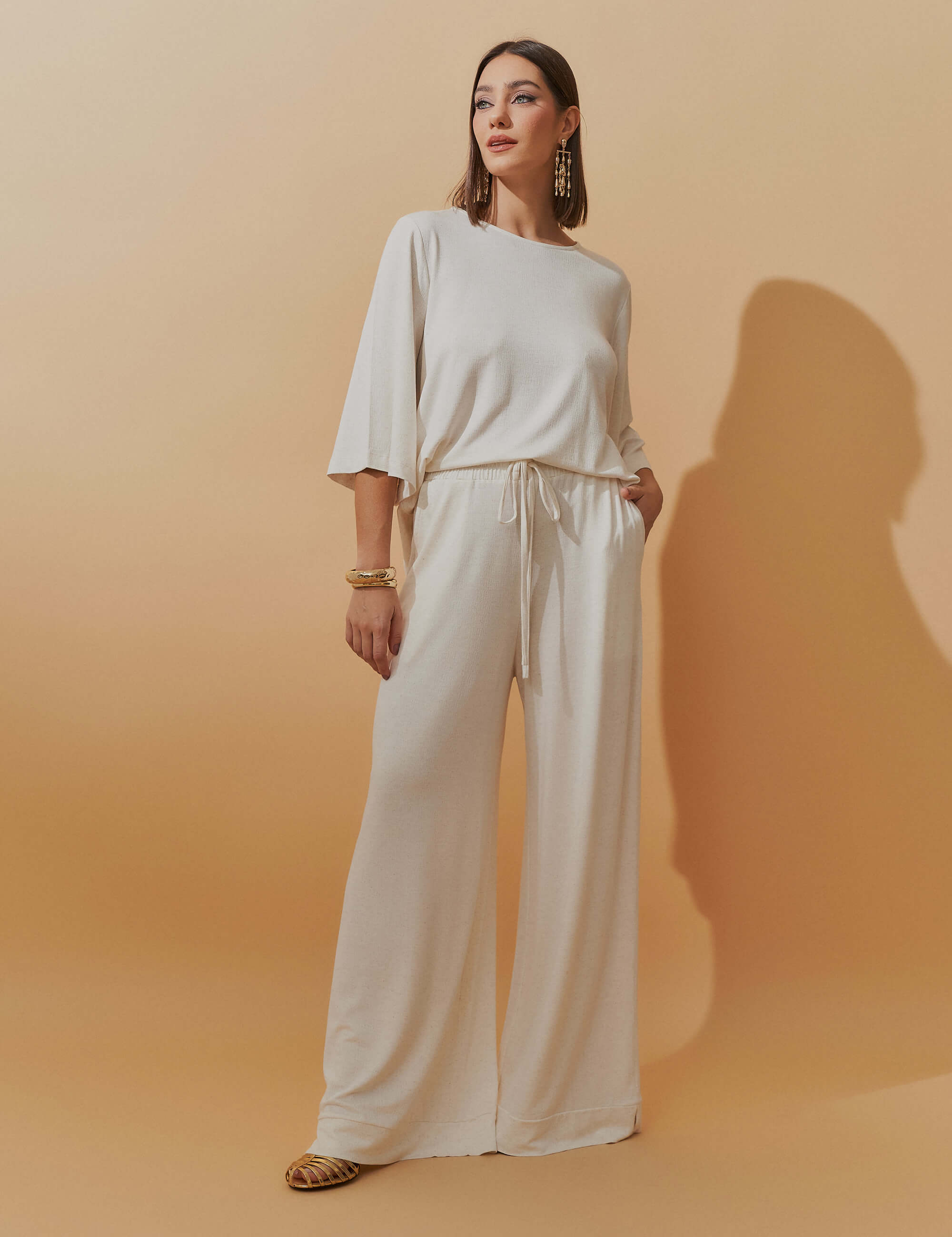 Conjunto Lino Betania Off White