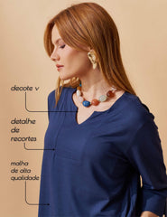 Conjunto Vicenza Briana Azul Marinho